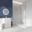 Scudo S8 Chrome Wetroom Shower Panel 1200mm
