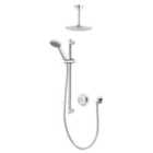 Aqualisa Quartz Classic Smart Digital Shower Concealed W/ Adjustable And Fixed Ceiling Head (gravity Pumped)