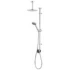 Aqualisa Quartz Touch Smart Digital Shower Exposed W/ Adjustable & Fixed Ceiling Head (gravity Pumped)