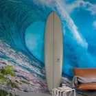 Grandeco Waves 7 Lane Textured Mural, 2.8 X 3.71M