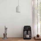 Grandeco Solena Fabric Weave Hessian Textured Plain Walllpaper, White