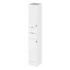 Hudson Reed Fusion 300Mm Tall Unit - Gloss White