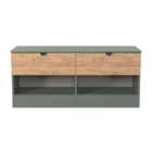 Ready Assembled Bora 2 Drawer Openshelf Bed Box