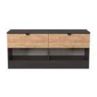 Ready Assembled Bora 2 Drawer Openshelf Bed Box