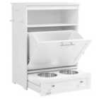 PawHut Pet Feeder Station - White