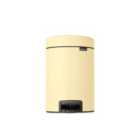 Brabantia Newicon Pedal Bin, 3L - Mellow Yellow