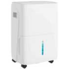 HOMCOM 30L/Day Dehumidifier For Home, With Auto-clean Filter, 24H Timer