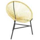 vidaXL Garden Acapulco Chair Poly Rattan Beige