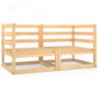 vidaXL Garden 2-Seater Sofa Solid Pinewood
