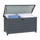 Outsunny 331L Outdoor Storage Box Waterproof With Wheels And Lock