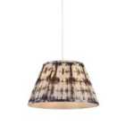 Lighting Collection Printed Black Shade 40Cm Dia