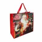 Jumbo Square Woven Traditional Santa Christmas Bag