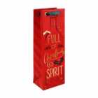 Christmas Spirit Bottle Gift Bag