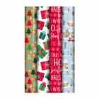 Single Contemporary Christmas Gift Wrap 7m