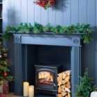 Festive 180Cm Bo Lit Firefly Garland - Trad Warm White