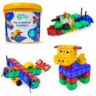 Clic And Play 8 In 1 Bucket - 160 Pieces