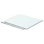 Vidaxl Shelves 2 Pcs Panel Glass Clear 40X30 Cm