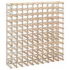 Vidaxl Wine Rack For 120 Bottles Solid Pinewood