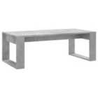 Vidaxl Coffee Table Concrete Grey 102X50X35 Cm Engineered Wood