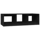 Vidaxl Coffee Table Black 110X50X34 Cm Solid Pinewood