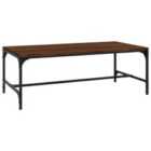 Vidaxl Coffee Table Brown Oak 100X50X35 Cm Engineered Wood