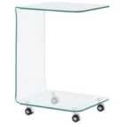 Vidaxl Coffee Table 45X40X63 Cm Tempered Glass