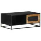 Vidaxl Coffee Table 90X50X35 Cm Rough Mango Wood