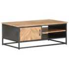 Vidaxl Coffee Table 90X50X35 Cm Solid Acacia Wood