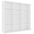 Vidaxl Cd Cabinet White 102X23X89.5 Cm Engineered Wood