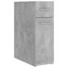 Vidaxl Apothecary Cabinet Concrete Grey 20X45.5X60 Cm Engineered Wood