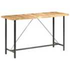 Vidaxl Bar Table 180X70X107 Cm Rough Mango Wood