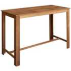 Vidaxl Bar Table Solid Acacia Wood 150X70X105 Cm