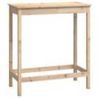 Vidaxl Bar Table 100X50X110 Cm Solid Wood Pine
