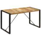 Vidaxl Dining Table 140X70X75 Cm Solid Mango Wood