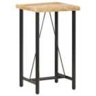 Vidaxl Bar Table 60X60X107 Cm Rough Mango Wood