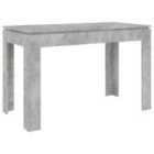 vidaXL Dining Table Concrete Grey 120X60X76cm Engineered Wood