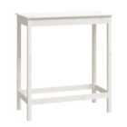 Vidaxl Bar Table White 100X50X110 Cm Solid Wood Pine