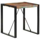 Vidaxl Dining Table 70X70X75 Cm Solid Reclaimed Wood