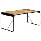 Vidaxl Dining Table 180X90X76 Cm Solid Rough Mango Wood