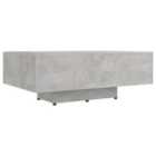 Vidaxl Coffee Table Concrete Grey 85X55X31 Cm Engineered Wood