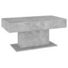 Vidaxl Coffee Table Concrete Grey 96X50X45 Cm Engineered Wood