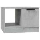Vidaxl Coffee Table Concrete Grey 50X50X36 Cm Engineered Wood