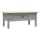 vidaXL Coffee Table Mexican Pine Corona Range Grey 100x60x45 cm