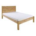 Seconique Barton 4'6" Double Bed - Waxed Pine