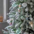 Crossland Grove Juri Bauble Drop Clear Lustre (set Of 2) D80X220Mm