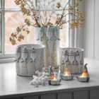 Crossland Grove Gerald Gonk Pothanger Grey (set Of 3) 45X35X95Mm