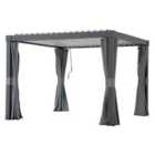 Sunjoy Replacement Curtain For Louvered Pergola 3X3M