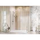 Roman Liberty 8mm RH Chrome Single Sliding Shower Door Only for Side Panel Fitting - 1200mm