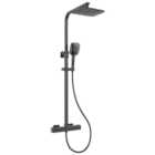 Wickes Supremo Thermostatic Mixer Shower - Matt Black