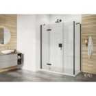 Roman Innov8 8mm Black 2 In-line Panels Only for Side Panel Fitting - 720mm